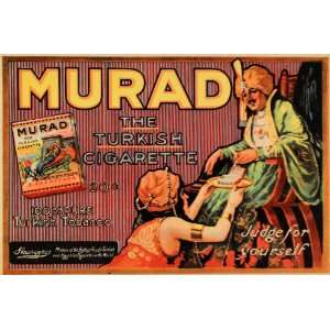  1919 Ad Murad Turkish Cigarette Turkey Costume Tobacco 