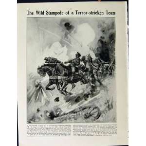1915 WORLD WAR FRENCH VILLAGE SOLDIERS NORTHAMPTON ARMY:  