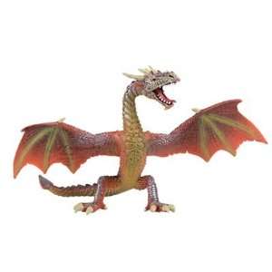   Bullyland Fantasy figurine Dragon volant (rouge) 16 cm Toys & Games