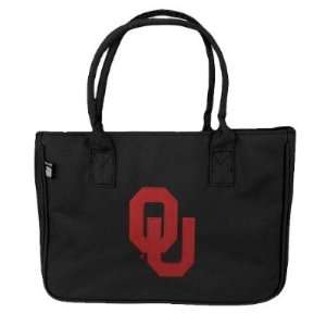 OU Oklahoma Sooners Logo Embroidered Handbag:  Sports 