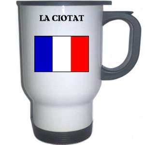  France   LA CIOTAT White Stainless Steel Mug Everything 