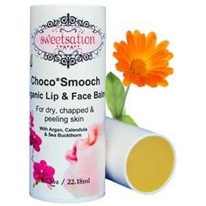 Choco*Smooch Organic Baby Lip & Face Balm, with Argan, Calendula and 