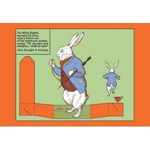  Alice in Wonderland The White Rabbit   Cutout   12x18 
