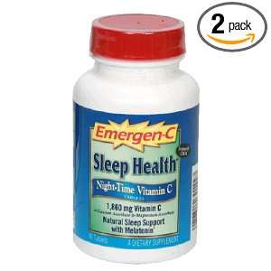 Emergen C Sleep Health Tablets, 90 Count Bottle (Pack of 2)  