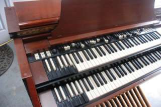   152 D152 TUBE B 3 CONSOLE CHURCH ORGAN W/ PEDALS AND BENCH  