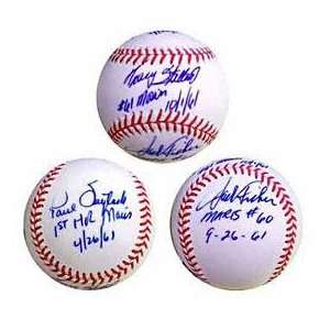  Autographed Tracy Stallard Baseball   Paul Foytack & Jack 