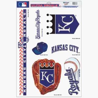  Kansas City Royals Static Cling Decal Sheet **