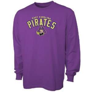   Carolina Pirates Purple Cobra Long Sleeve T shirt