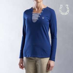  Cutter & Buck Indianapolis Colts Womens Duet Top: Sports 