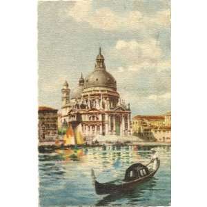   Vintage Postcard Chiesa della Salute Venice Italy 