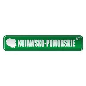     KUJAWSKO POMORSKIE ST  STREET SIGN CITY POLAND