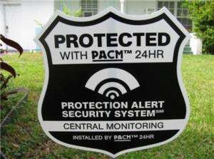 Home Alarm System Signs & 6 Home Alarm System Decals!  