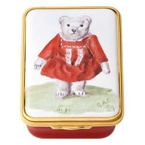   Halcyon Days Enamels Cattley Family Sipi White Bear 