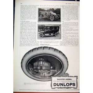  Advert Dunlop Tyres Pneumatic Limousine Dodson Car