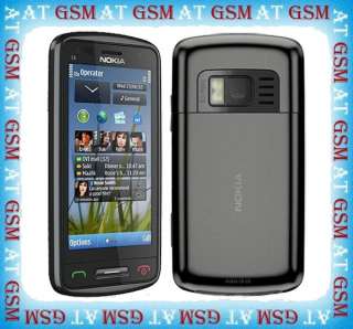 NEW Nokia C6 01 Black 8MP Wi Fi UNLOCKED 3G Phone 758478026823  
