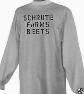 SCHRUTE FARMS Office Dunder Mifflin TEE Shirt S XL  