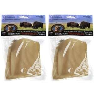  Bison Rawhide Chews   2 Small Bags of Chips