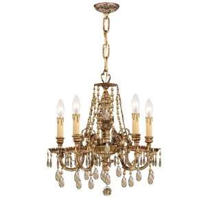  Crystorama 2805 GTS Olde World Ornate Candle Chandelier in 