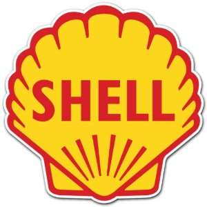 Shell Gas Oil Gasoline Station Car Bumper Sticker Decal 4.5x4.5