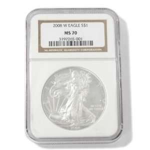  2008 W Silver Eagle MS70 NGC