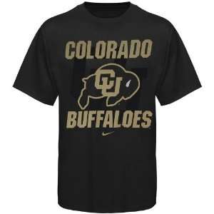  Nike Colorado Buffaloes Youth Black Mascot T shirt (Large 