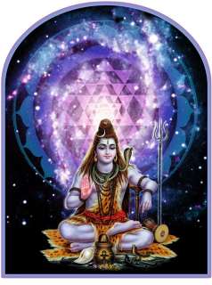 Shiva Yantra Universe T SHIRT India Spiritual Aum Yoga Meditation 