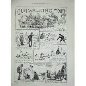   1884 Walking Tour Story Illustrations Police Country