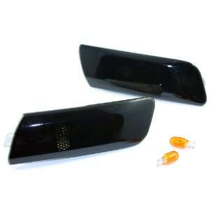   A3 Non S line Dark Smoked Front Bumper Side Markers Lights: Automotive