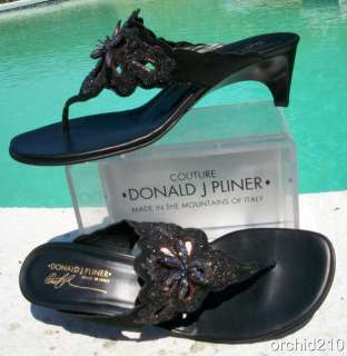Donald Pliner~COUTURE~BEAD~LEATHER Shoe Sandal $325 NIB  