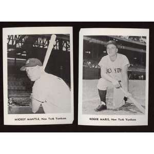  1961 New York Yankees Jay Publishing Team Photo Set (12 