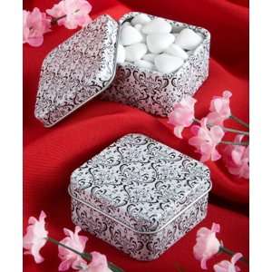  Bridal Shower / Wedding Favors : Damask Design Mint Tins 