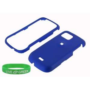  Dark Blue Rubberized Hard Case for Samsung Mythic A897 