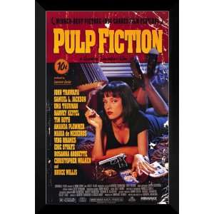   Pulp Fiction FRAMED 27x40 Movie Poster John Travolta