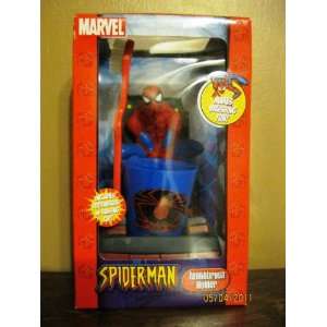  MARVEL SPIDERMAN SPIDER MAN TOOTHBRUSH , HOLDER AND CUP 