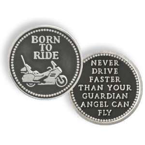  Born To Ride (Motorcycle) Pocket Token