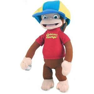    Curious George Plush Doll [Baseball   16 inches] Toys & Games