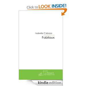 Fabliaux (French Edition) Isabelle Cabaza  Kindle Store