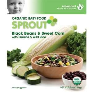 Sprout Organic Baby Food   Black Beans &: Grocery & Gourmet Food