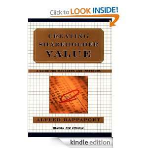 Creating Shareholder Value Alfred Rappaport  Kindle Store