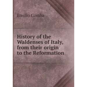   from their origin to the Reformation Emilio Comba  Books