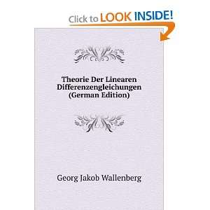   Differenzengleichungen (German Edition) Georg Jakob Wallenberg Books
