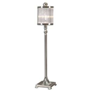   Cordelia Buffet Lamp In Silver Plated Metal Decorative Lighting Lamp