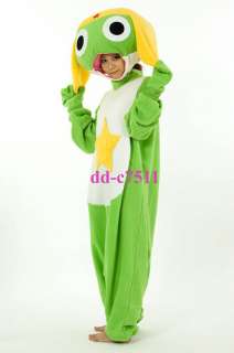 Kigurumi Costume Pajamas Keroro Sgt frog Big Head Sazac Fleece wear 