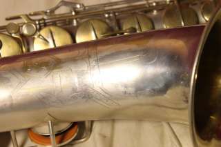 Conn 10M Tenor Saxophone Rolled Tone Holes SILVER WOW  