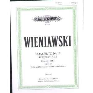  Wieniawski, Henryk   Concerto 2 in d minor, Op. 2. For 