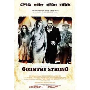 COUNTRY STRONG 27X40 ORIGINAL D/S MOVIE POSTER
