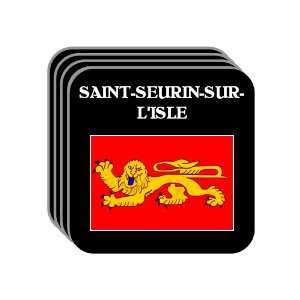 Aquitaine   SAINT SEURIN SUR LISLE Set of 4 Mini Mousepad Coasters