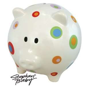  Ceramic Piggy Bank   Saucy Dot   Size Large Toys & Games