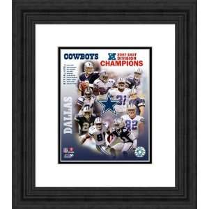  Framed 2007 NFC East Champs Dallas Cowboys Photograph 