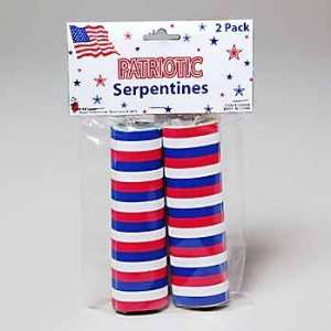  Patriotic Serpentines Case Pack 72